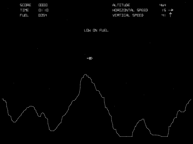 Lunar Lander (rev 2) Screenshot