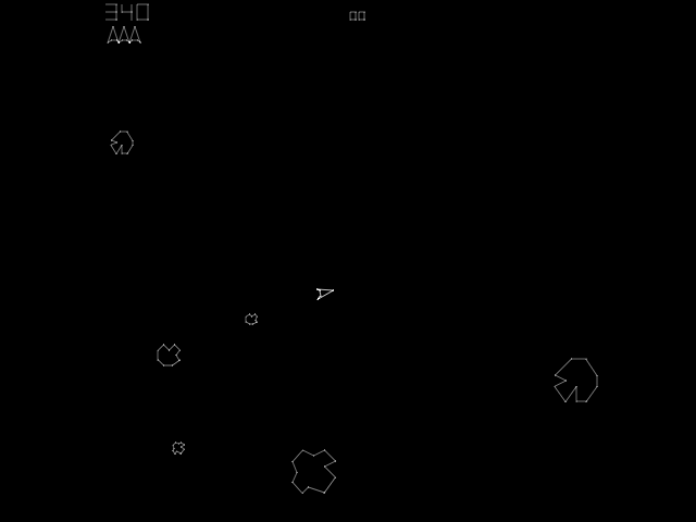 Meteor (bootleg of Asteroids) Screenshot
