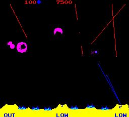 Missile Command (rev 3) Screenshot