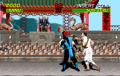 Mortal Kombat (rev 2.0 08/18/92) Screenshot