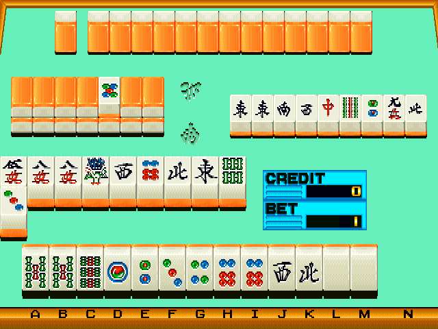 Medal Mahjong Circuit no Mehyou [BET] (Japan) Screenshot