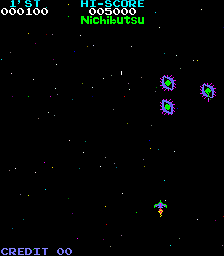 Moon Cresta (Nichibutsu USA, unencrypted) Screenshot