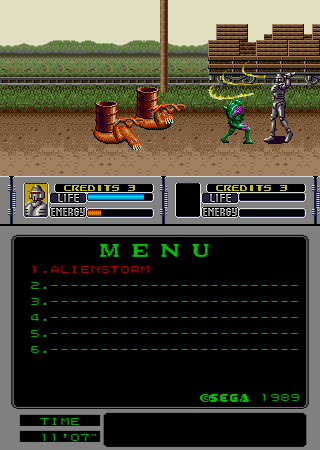 Alien Storm (Mega-Tech) Screenshot
