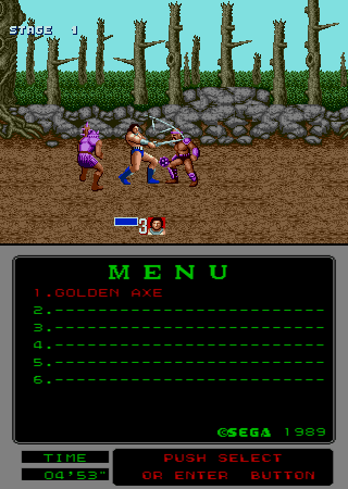 Golden Axe (Mega-Tech) Screenshot
