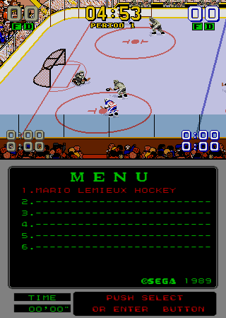 Mario Lemieux Hockey (Mega-Tech) Screenshot