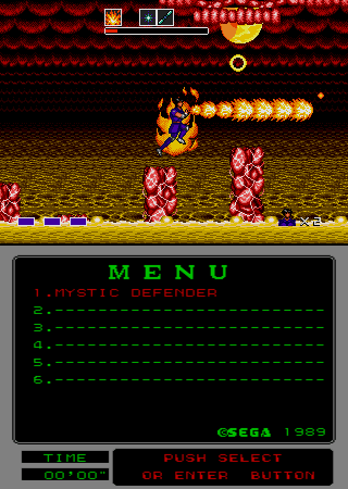 Mystic Defender (Mega-Tech) Screenshot