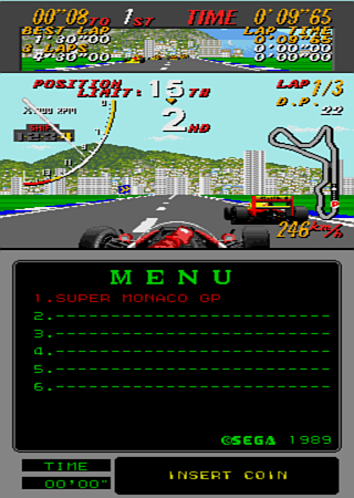 Super Monaco GP (Mega-Tech) Screenshot