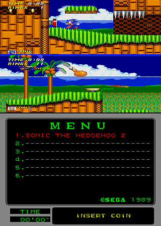 Sonic The Hedgehog 2 (Mega-Tech) Screenshot