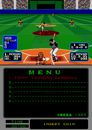 Tommy Lasorda Baseball (Mega-Tech) Screenshot
