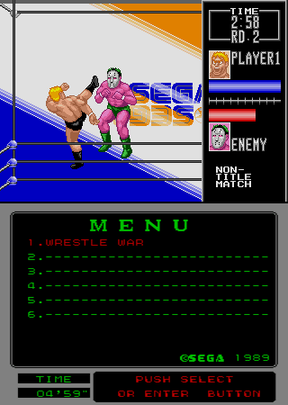 Wrestle War (Mega-Tech) Screenshot