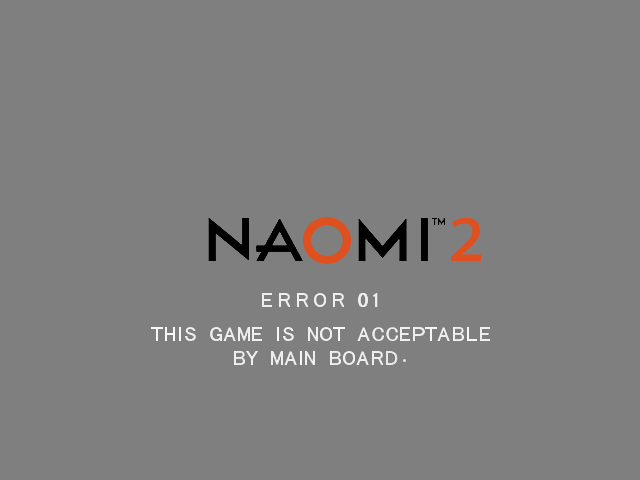 Naomi 2 Bios Screenshot