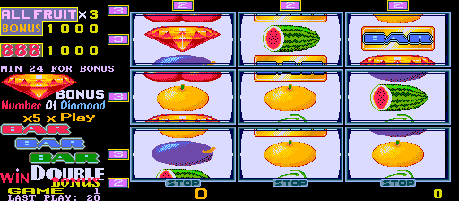 New Fruit Bonus '96 Special Edition (v3.62, DK PCB) Screenshot
