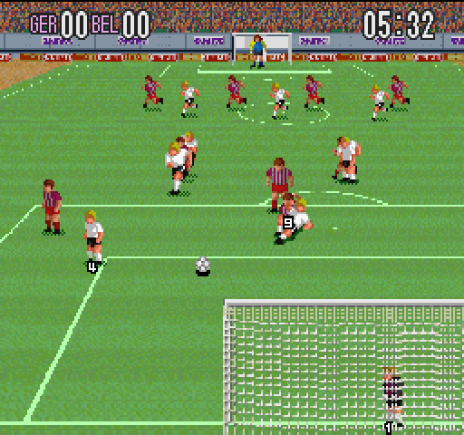 Super Soccer (Nintendo Super System) Screenshot