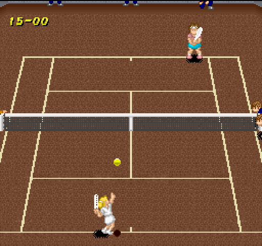 Super Tennis (Nintendo Super System) Screenshot
