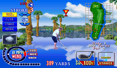 Konami's Open Golf Championship (ver EAD) Screenshot