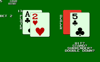 Player's Edge Plus (BE0014) Blackjack Screenshot