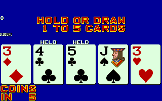 Player's Edge Plus (PP0158) 4 of a Kind Bonus Poker (set 1) Screenshot