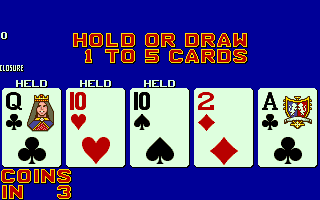 Player's Edge Plus (PP0188) Standard Draw Poker (set 1) Screenshot