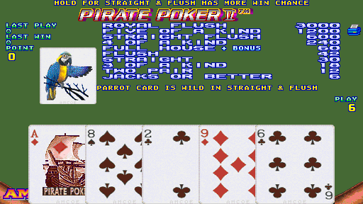 Pirate Poker II (Version 2.2R, set 2) Screenshot