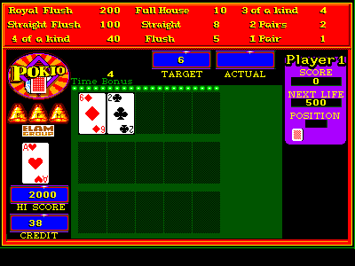 Pokio (Dutch, Game Card 95-750-278) Screenshot