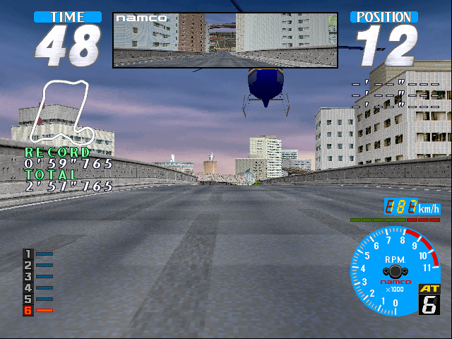 Rave Racer (Rev. RV1 Ver.B, Japan) Screenshot