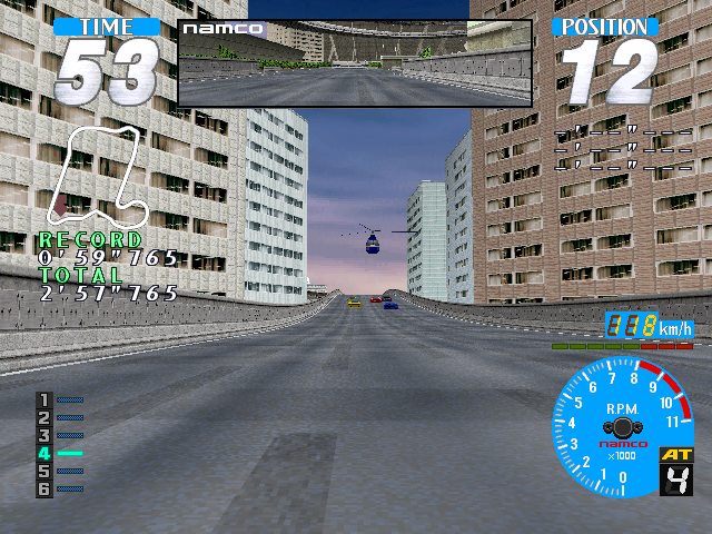 Rave Racer (Rev. RV1, Japan) Screenshot