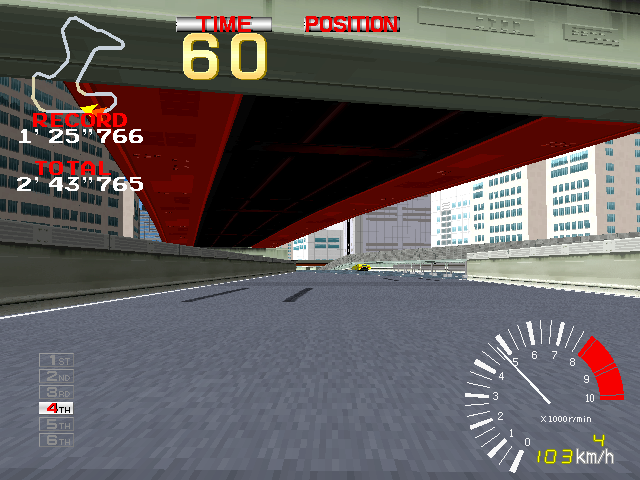 Ridge Racer (Rev. RR2, World) Screenshot