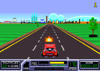 Road Blasters (upright, rev 1) Screenshot
