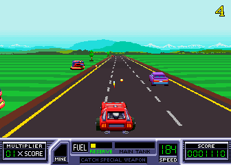 Road Blasters (upright, rev 2) Screenshot