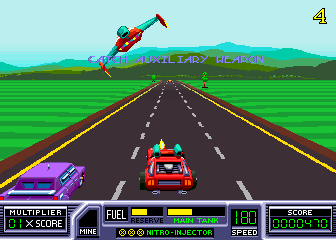 Road Blasters (cockpit, rev 1) Screenshot