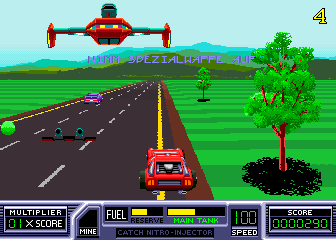 Road Blasters (upright, German, rev 3) Screenshot