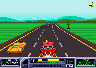 Road Blasters (upright, German, rev 1) Screenshot