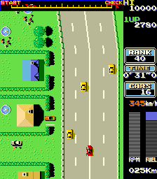 Road Fighter (set 1) Screenshot