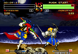 Samurai Shodown IV - Amakusa's Revenge / Samurai Spirits - Amakusa Kourin (NGM-222 ~ NGH-222) Screenshot