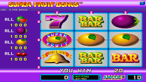 Super Fruit Bonus (Version 2.5E Dual) Screenshot