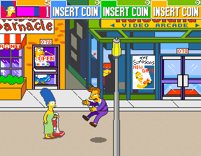 The Simpsons (4 Players World, set 1) Screenshot