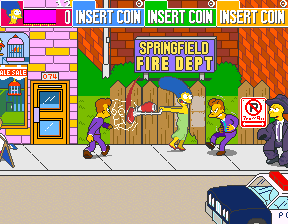 The Simpsons (4 Players World, set 2) Screenshot