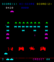 Space Invaders (SV Version rev 4) Screenshot