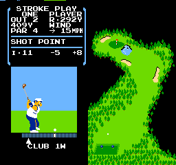 Vs. Stroke & Match Golf (Men Version, set GF4-2 F) Screenshot
