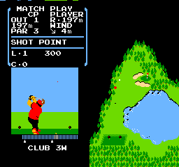 Vs. Stroke & Match Golf (Men Version) (Japan, set GF3 B) Screenshot