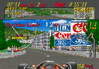 Super Monaco GP (World, Rev B) (FD1094 317-0126a) Screenshot