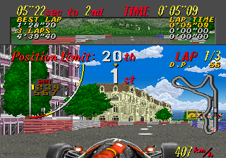 Super Monaco GP (World, Rev A) (FD1094 317-0126a) Screenshot
