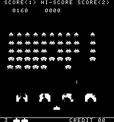 Space Attack II (bootleg of Super Invaders) Screenshot