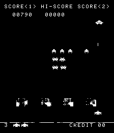 Space War, Arcade Video game by Sanritsu (1979)