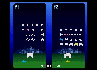 Space Invaders DX (Ver 2.6J 1994/09/14) (F3 Version) Screenshot