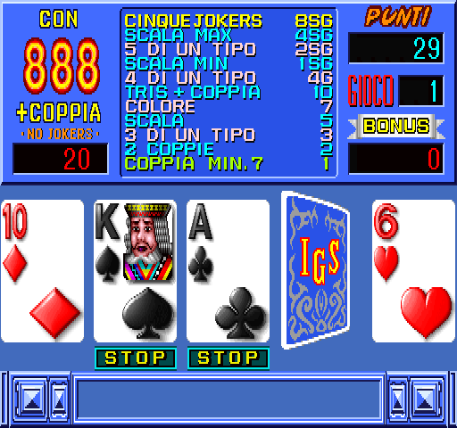 Super Poker (v116IT) Screenshot