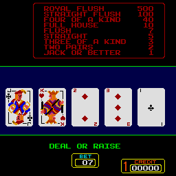 Super Draw Poker (bootleg) Screenshot