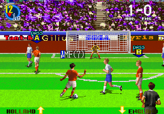 Super Visual Soccer: Sega Cup (US) Screenshot