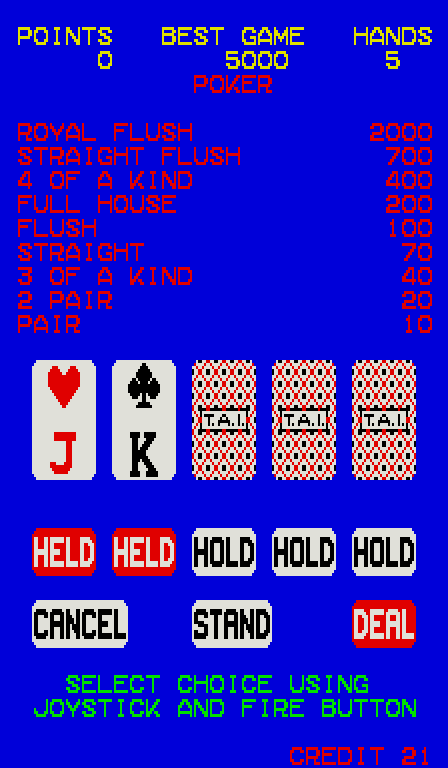 Triple Draw Poker Screenshot