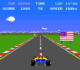 Top Racer (with MB8841 + MB8842, 1984) Screenshot